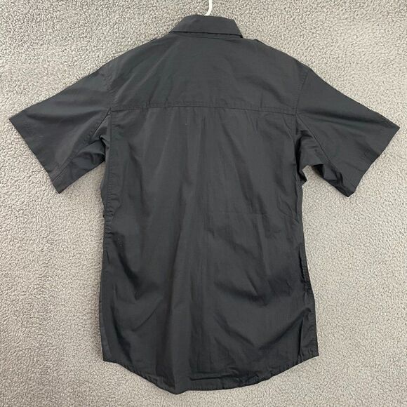 Proper Tactical‎ Shirt Men S Charcoal Ripstop Short Sleeve Button Down NEW - Picture 9 of 13